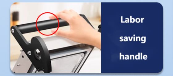 304 Stainless Steel Manual Tray Sealer FR190YE with Compact Design and 1 Year Warranty for Food Packaging