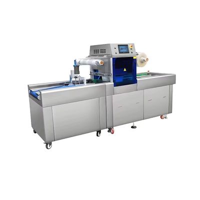 Full-Automatic Chain Vacuum Skin packaging Sealing Machine Plastic Food Tray Sealer DQ630AT-V High Quality Tray Sealer