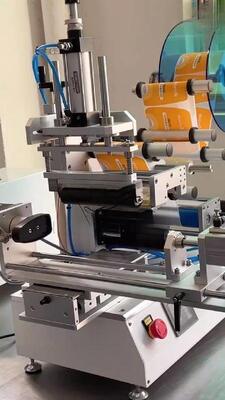 Semi-automatic Multi - Function Rolling Labeling Machine CH-616A for Plastic Boxes and Conical Bottles and Glasses