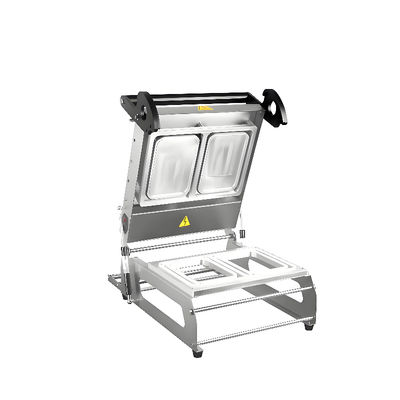 آلة التعبئة المختومة من الفولاذ المقاوم للصدأ FR370E آلة التعبئة والتغليف الأغذية اليدوية حزمة مواد بلاستيكية آلة الختم الصحن