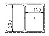 Plastic Tray Vacuum Skin Sealing Machine with Food Grade Stainless Steel and 6061 Anodized Aluminum Mold for Fast Food Packaging