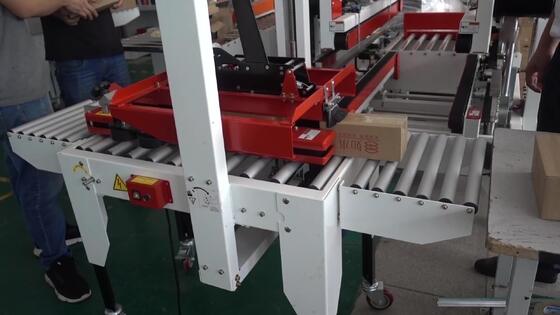 Semi-automatic Carton Packaging Machine Carton Tape Machine Straight-Type Automatic Carton Sealing Machine FX001 Manual Fluting