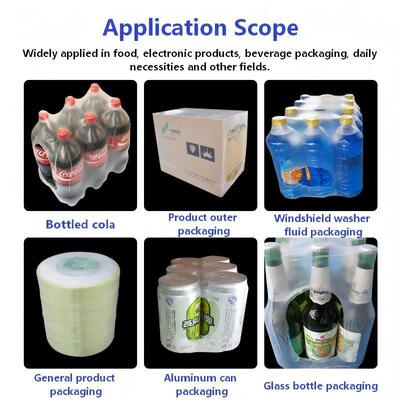 Semi-automatic sleeve type packaging machine for cartons mineral water bottles beverage beer cans and pe film shrink wrapping